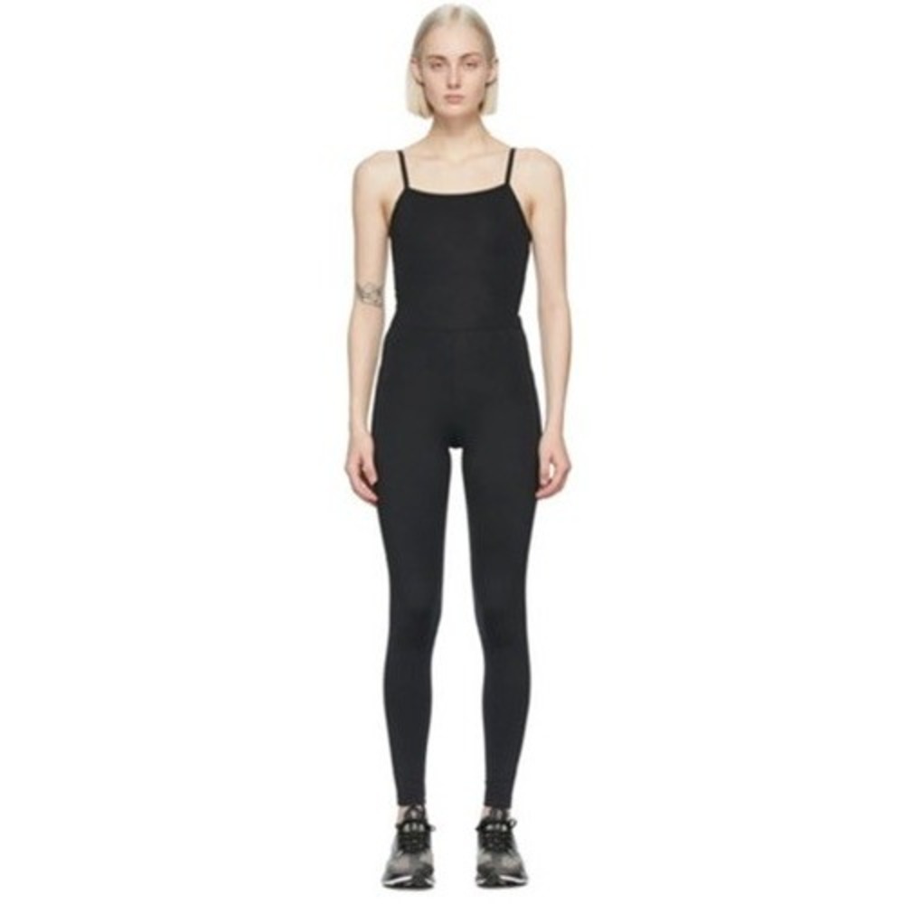 Girlfriend Collective Black Compressive Unitard Bodysuit Size Medium